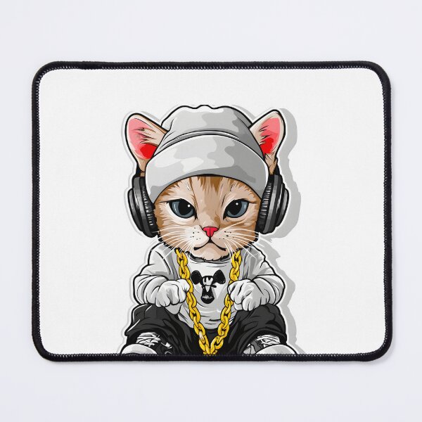 Item preview, Kawaii Rapper Cat designed and sold by Ragil-Studio.