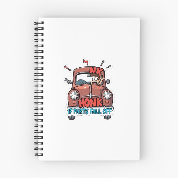 Item preview, Honk If Parts Fall Off – Funny Car Sticker designed and sold by Gscode.