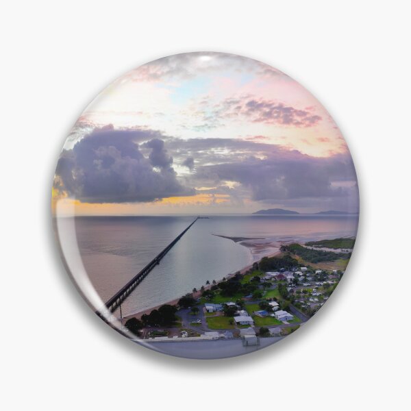 Item preview, Lucinda Early Sunrise over the Sugar Terminal Jetty North QLD designed and sold by Adam Gormley.