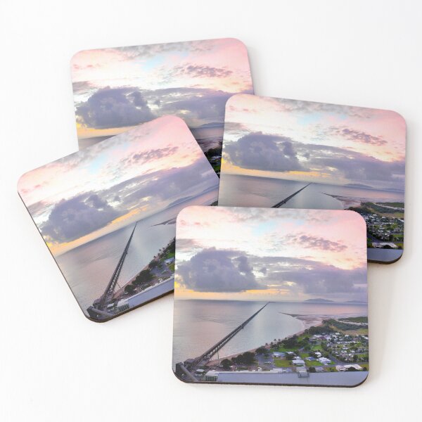 Item preview, Lucinda Early Sunrise over the Sugar Terminal Jetty North QLD designed and sold by Adam Gormley.