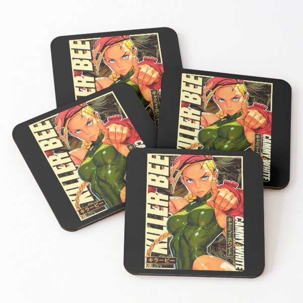 Item preview, Killer Bee Cammy Retro Street Fighter Gaming Art designed and sold by Back2Collage.