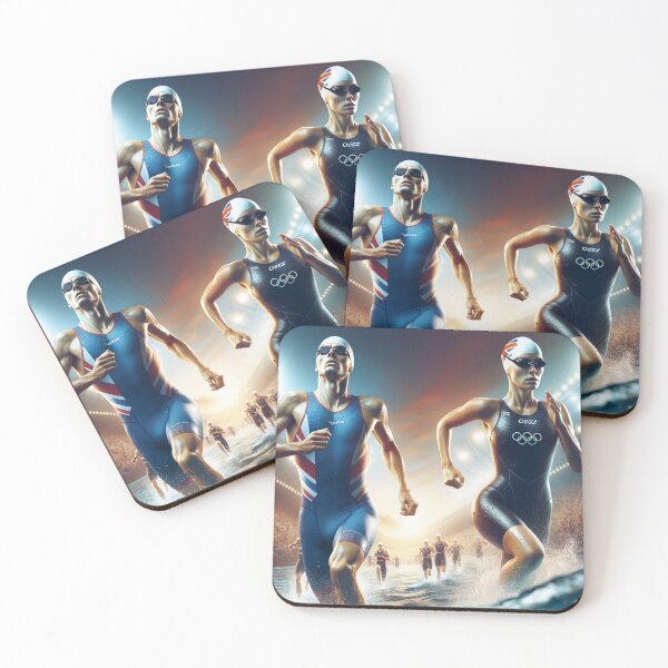 Item preview, "Push Through the Splash – Together We Race" designed and sold by Triathlongram.