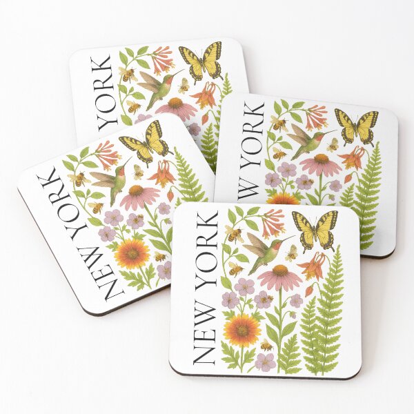 Item preview, New York - Native Wildflowers & Pollinators  designed and sold by Made By Meg .