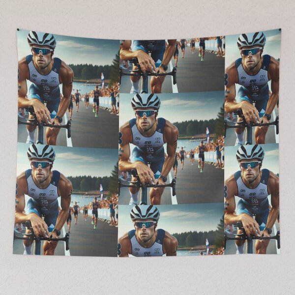 Item preview, "Pedal Past Limits – Lead the Pace, Set the Tone" designed and sold by Triathlongram.