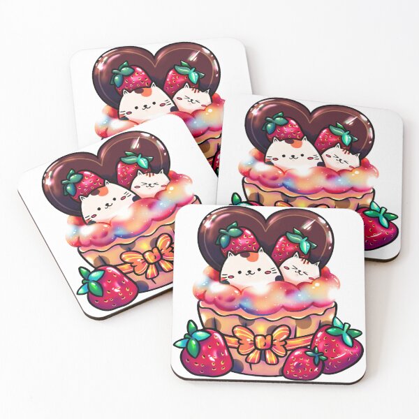 Item preview, Sweet cat sticker, acrylic blocks, magnet, coaster designed and sold by Best little cute .