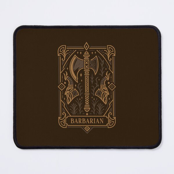 Item preview, Barbarian Character Class Emblem Tabletop TTRPG designed and sold by pixeptional.