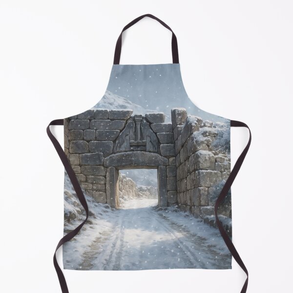 Item preview, The Mycenae Lion Gate in Winter designed and sold by KAI-Studio.
