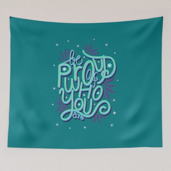 Item preview, Be Proud of Who You Are - Minty Green designed and sold by Kaushlydraw.