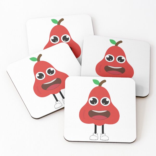 Item preview,  "Happy Red Fruit Character – Kids Cartoon T-Shirt Design" designed and sold by Yaso studio .