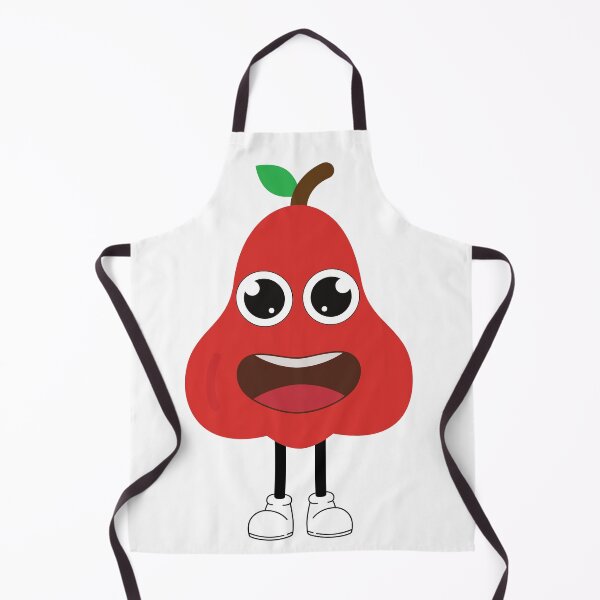 Item preview, "Happy Red Fruit Character – Kids Cartoon T-Shirt Design" designed and sold by Yaso studio .