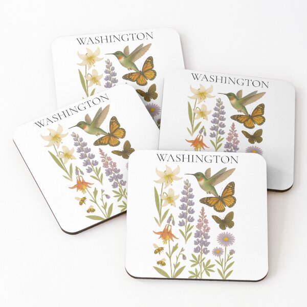 Item preview, Washington - Native Wildflowers & Pollinators,  designed and sold by Made By Meg .