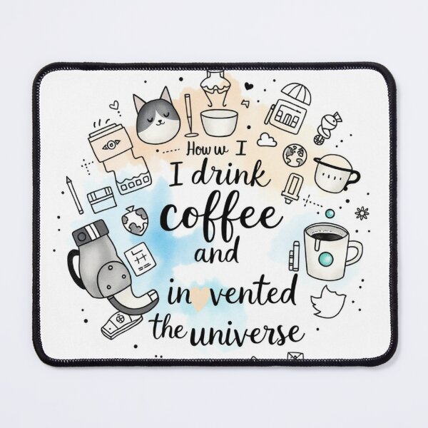Item preview, Inventing the Universe Over a Coffee Break designed and sold by AgingeR.