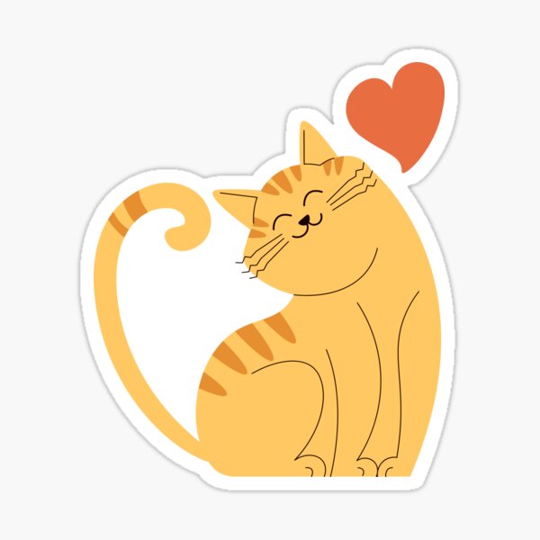 Item preview, lovely cat classic tshirt and sticker designed and sold by anandsiva2703.