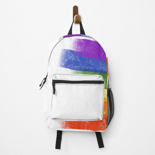 Item preview, Pride flag rainbow colors LGBT gay pride brush strokes designed and sold by Prints Actually.