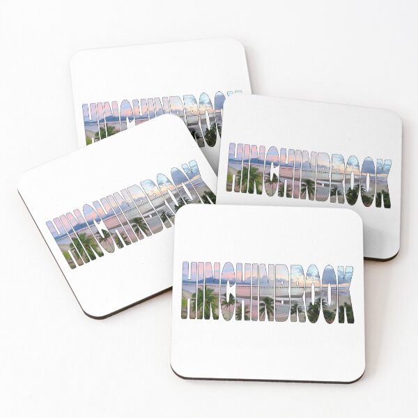 Item preview, HINCHINBROOK - Island Sunrise through the Palms with Jetty designed and sold by Adam Gormley.