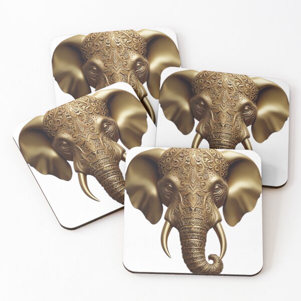 Item preview, Golden elephant designed and sold by likbatonboot.