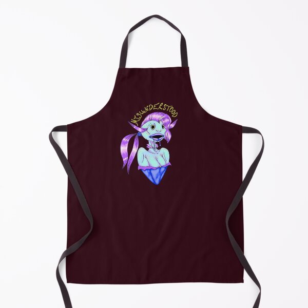 Item preview, Misunderstood Mermaid Monster – Cute Creepy Fantasy Art designed and sold by TheWitchCoven.