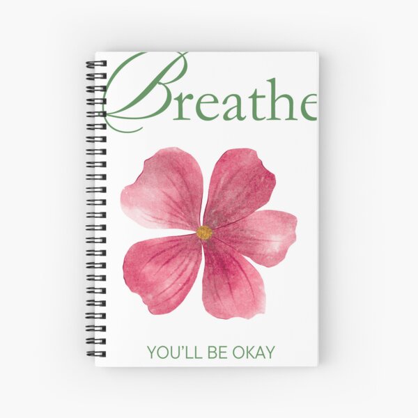 Item preview, Breathe You’ll Be Okay Positivity Mental Health White designed and sold by nikifora.