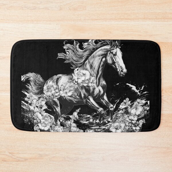 Item preview, Horse galloping covered in flowers  designed and sold by Flower Magic .