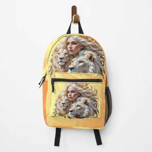 Item preview, Queen of Fantasy between majestic lions designed and sold by nicky2342.