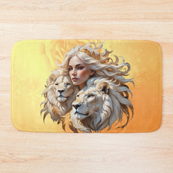 Item preview, Queen of Fantasy between majestic lions designed and sold by nicky2342.