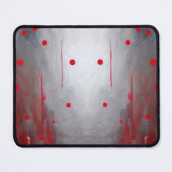Item preview, Abstract Composition in Silver and Red designed and sold by GaggleHaus.