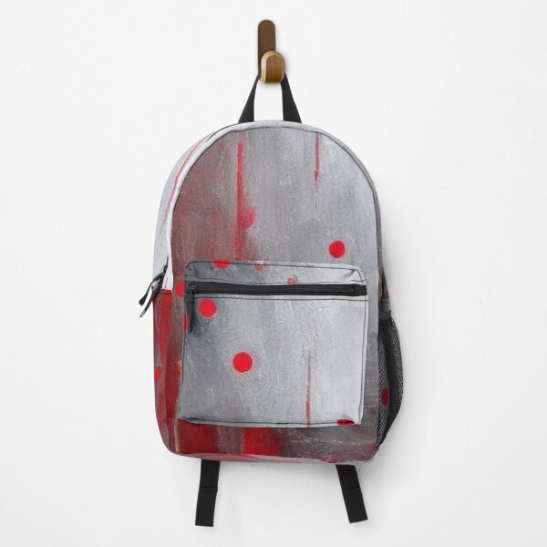 Item preview, Abstract Composition in Silver and Red designed and sold by GaggleHaus.