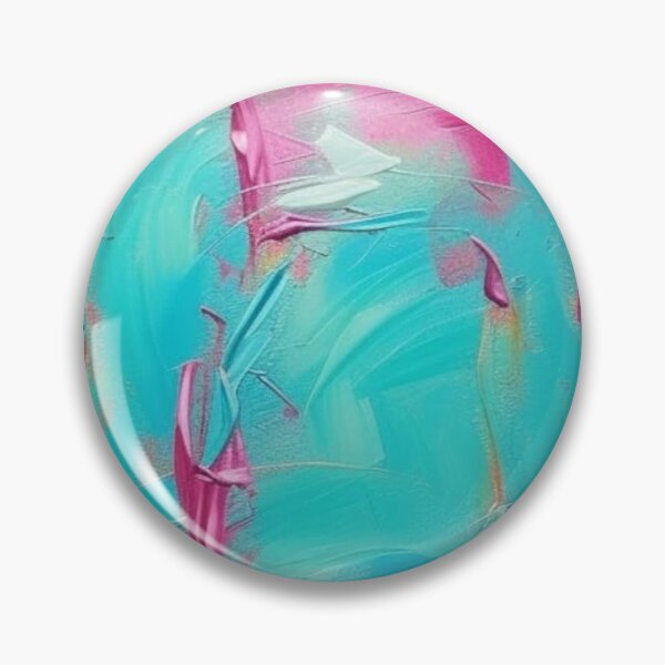 Item preview, Abstract Composition in Turquoise and Pink designed and sold by GaggleHaus.