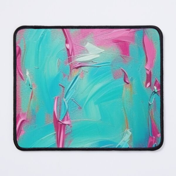 Item preview, Abstract Composition in Turquoise and Pink designed and sold by GaggleHaus.