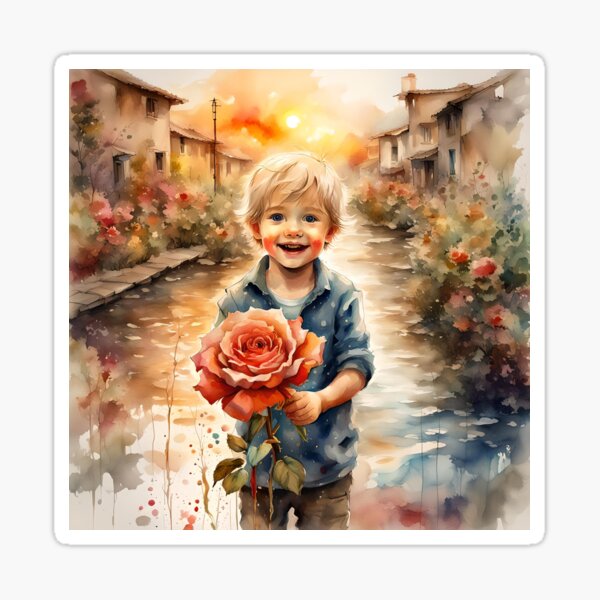 Item preview, Little Boy SplashArt  designed and sold by WifiJW0526.