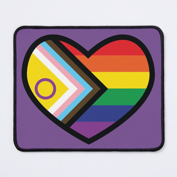 Item preview, Progress Flag Heart designed and sold by deadbeatprince-typography.