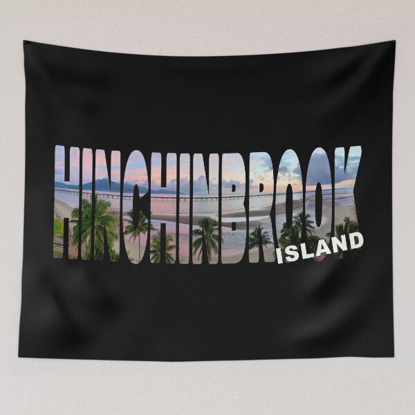 Item preview, HINCHINBROOK Island - Sunrise through the Palms with Jetty designed and sold by Adam Gormley.