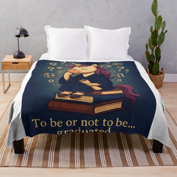 Item preview, Graduation Unicorn – Funny Kawaii College Humor Quote designed and sold by Asbiell.