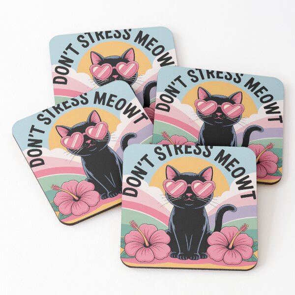 Item preview, Don't Stress Meowt designed and sold by universe-hold ⭐⭐⭐⭐⭐.