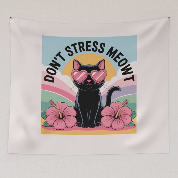 Item preview, Don't Stress Meowt designed and sold by universe-hold ⭐⭐⭐⭐⭐.