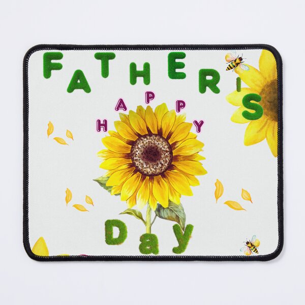 Item preview, Father's Day Greeting Card design with sunflowers background designed and sold by ATime7Day.