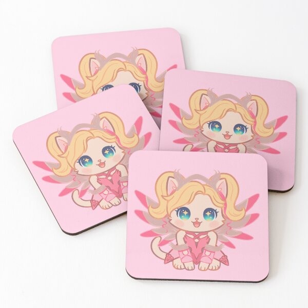 Item preview, E-Gamer Pink Winged Guardian Cat designed and sold by shamelessartress.