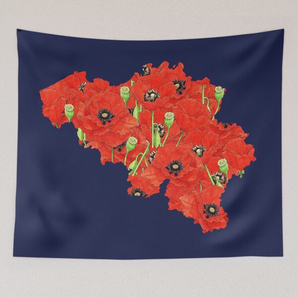 Artikelvorschau, Belgien Blumen entworfen und verkauft von UrsulaRodgers.