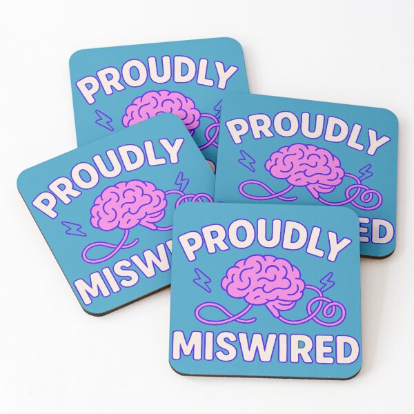 Item preview, Proudly Miswired  /  Neurodivergent Brain Design designed and sold by Promptwear.0.