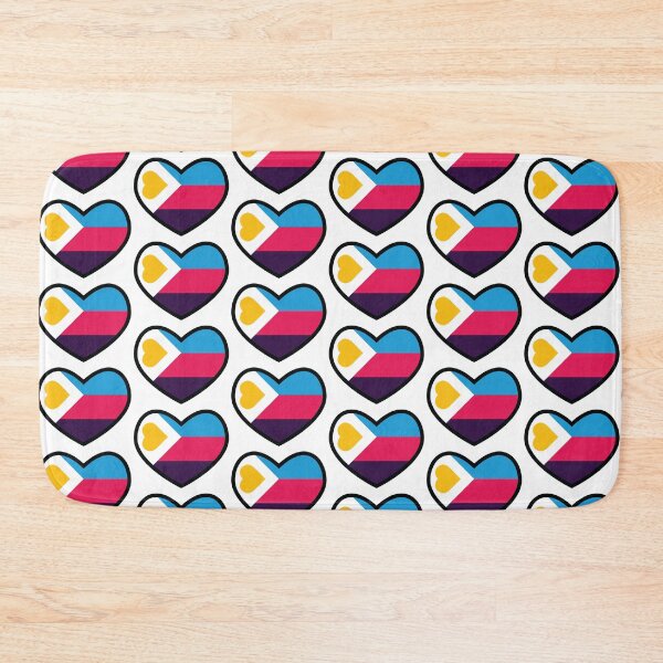 Item preview, Polyamorous Flag Heart designed and sold by deadbeatprince-typography.