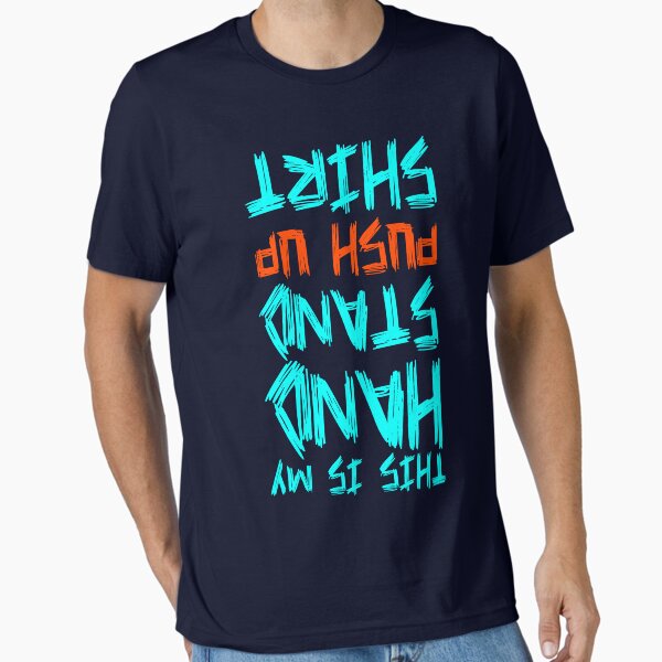 Item preview, Hand Stand Push Up Shirt designed and sold by teesandlove.