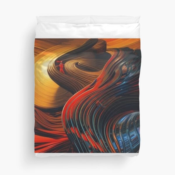 Item preview, Modernist Composition in Red, Gold, and Blue designed and sold by GaggleHaus.