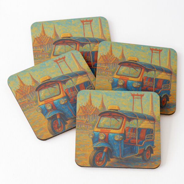 Item preview, Oil painting of a tuk tuk designed and sold by PS1982 Art Design.