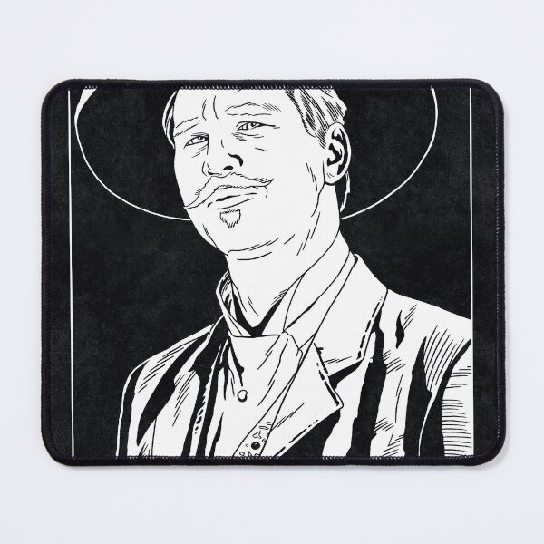 Item preview, DOC HOLLIDAY - Tombstone (Black and White) designed and sold by FamousWeirdosRB.