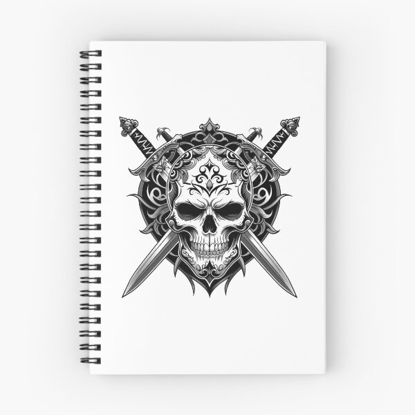 Item preview, A SKULL WITH SWORDS designed and sold by infinitearte.