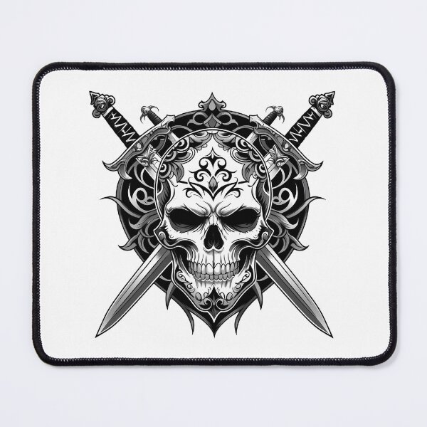 Item preview, A SKULL WITH SWORDS designed and sold by infinitearte.