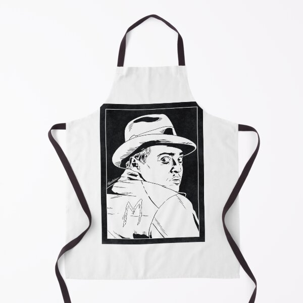 Item preview, HANS BECKERT - M (Black and White) designed and sold by FamousWeirdosRB.