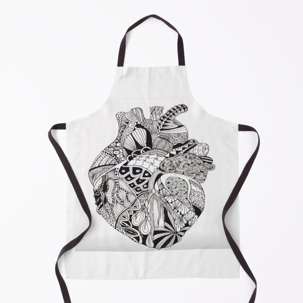 Item preview, heart shape filled with intricate mandala art designed and sold by NivyasArtistry.