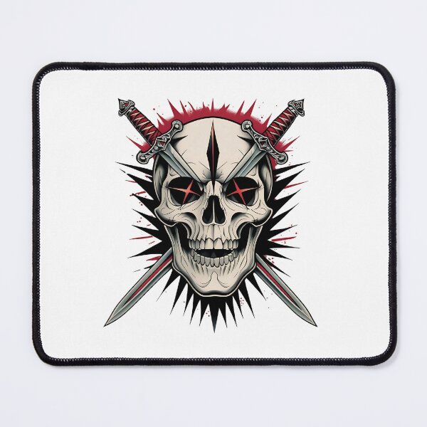Item preview, SKULL WITH SWORDS 2 designed and sold by infinitearte.