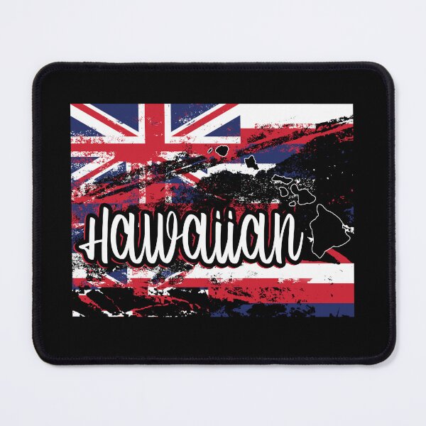 Item preview, Hawaiian Flag with Hawaiian islands  designed and sold by J Uila.